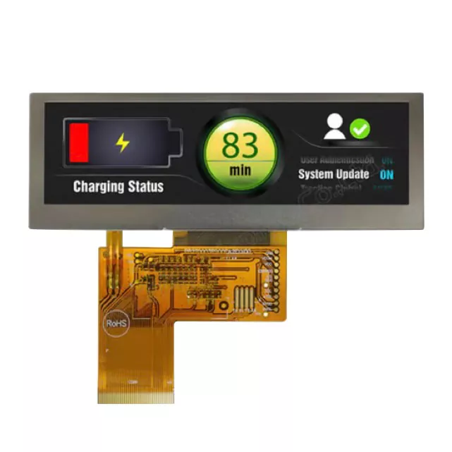 3.9 inç 480x 128 Güneş Işığı Okunabilir TFT Modülü
