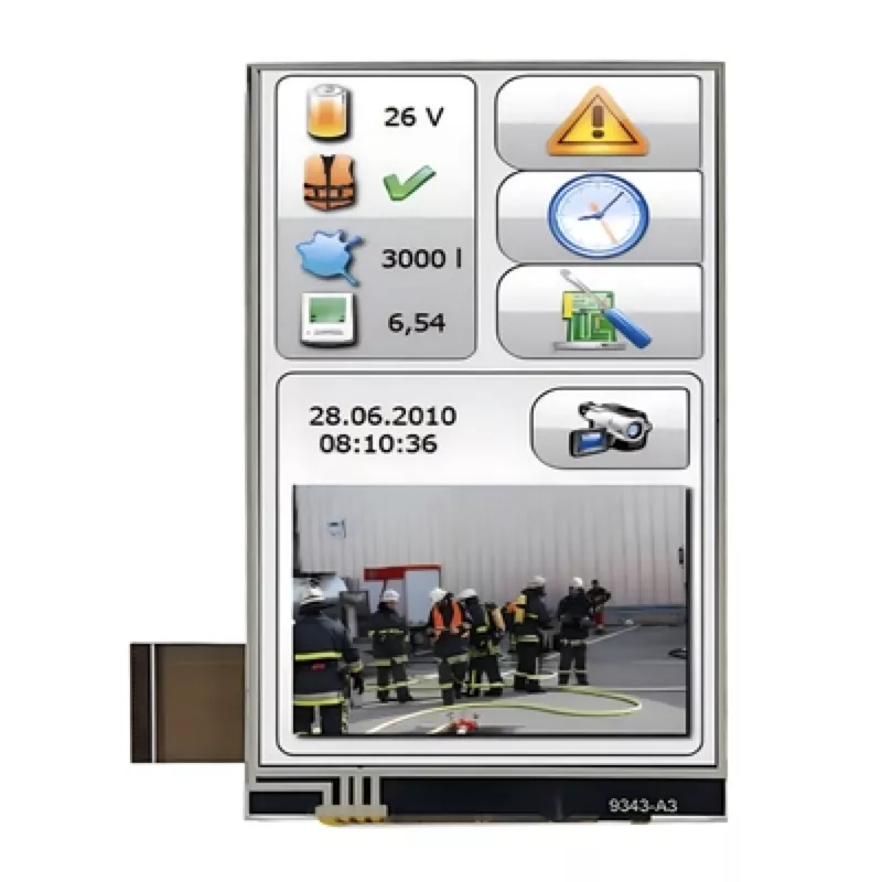 3.97 '' 480x800 Dirençli Touch IPS TFT Modülü