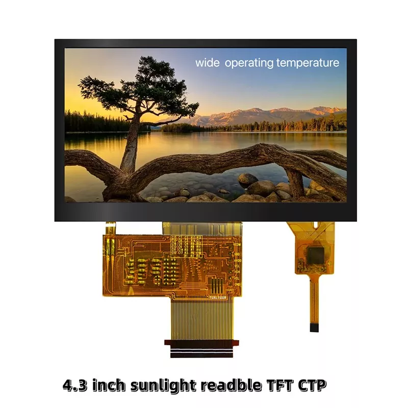 4.3 inç genişliğinde TFT modülü dokunmatik ekranlı