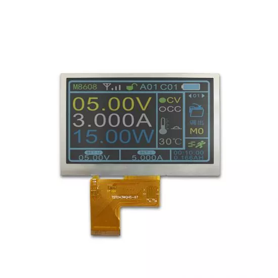 4.3 inç WQVGA IPS TFT Modülü